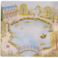 Double-Sided Leatherette American Mahjong Mat, The Garden Path