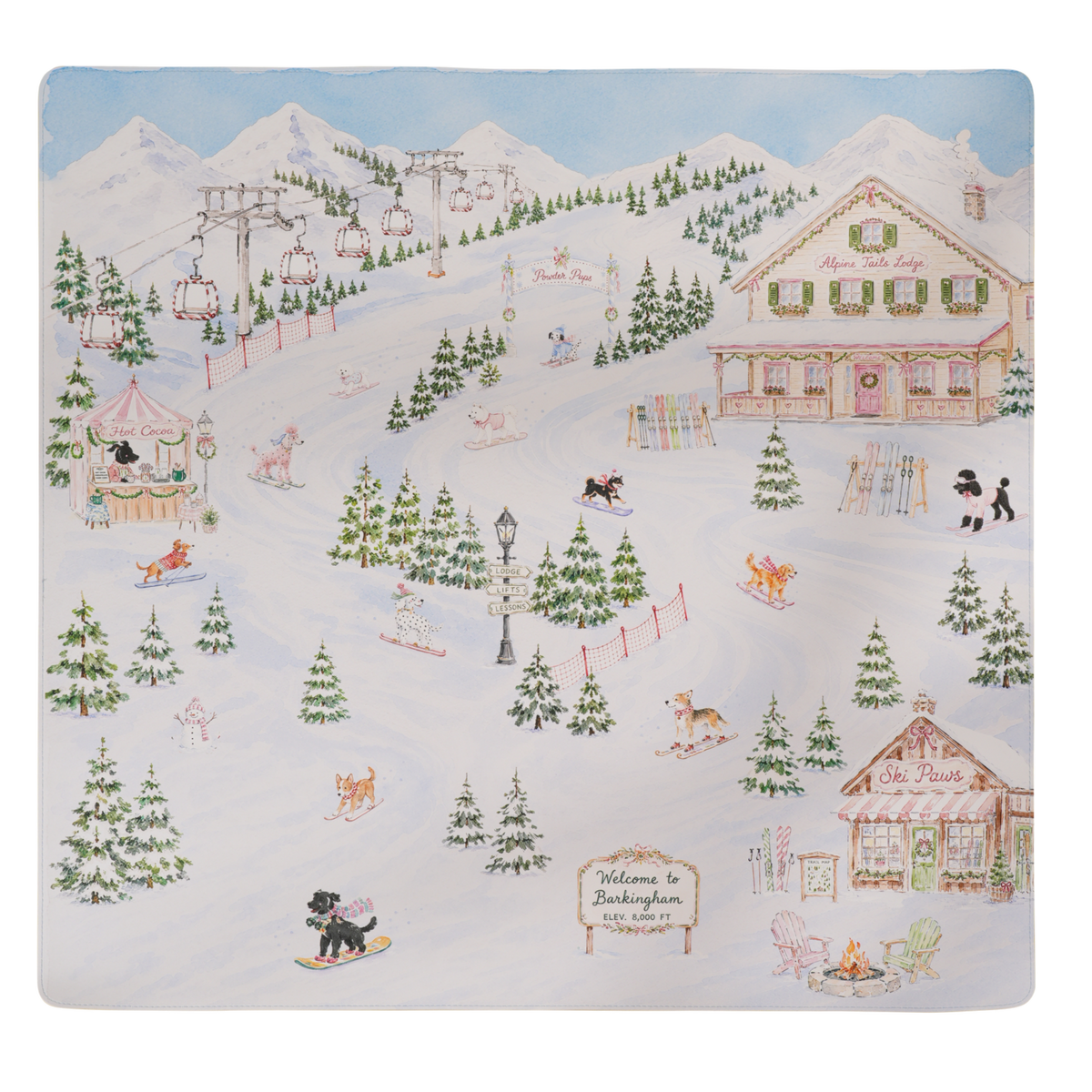 Alpine Paws Double-Sided Leatherette Mat