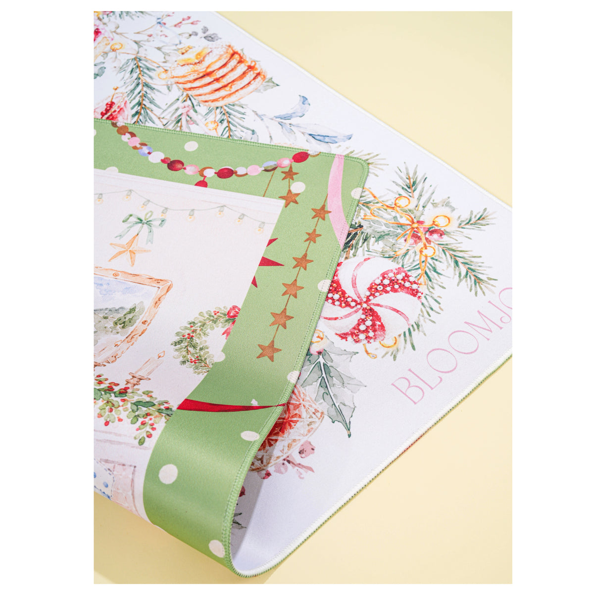 Mahj the Halls Double-Sided Neoprene Mat