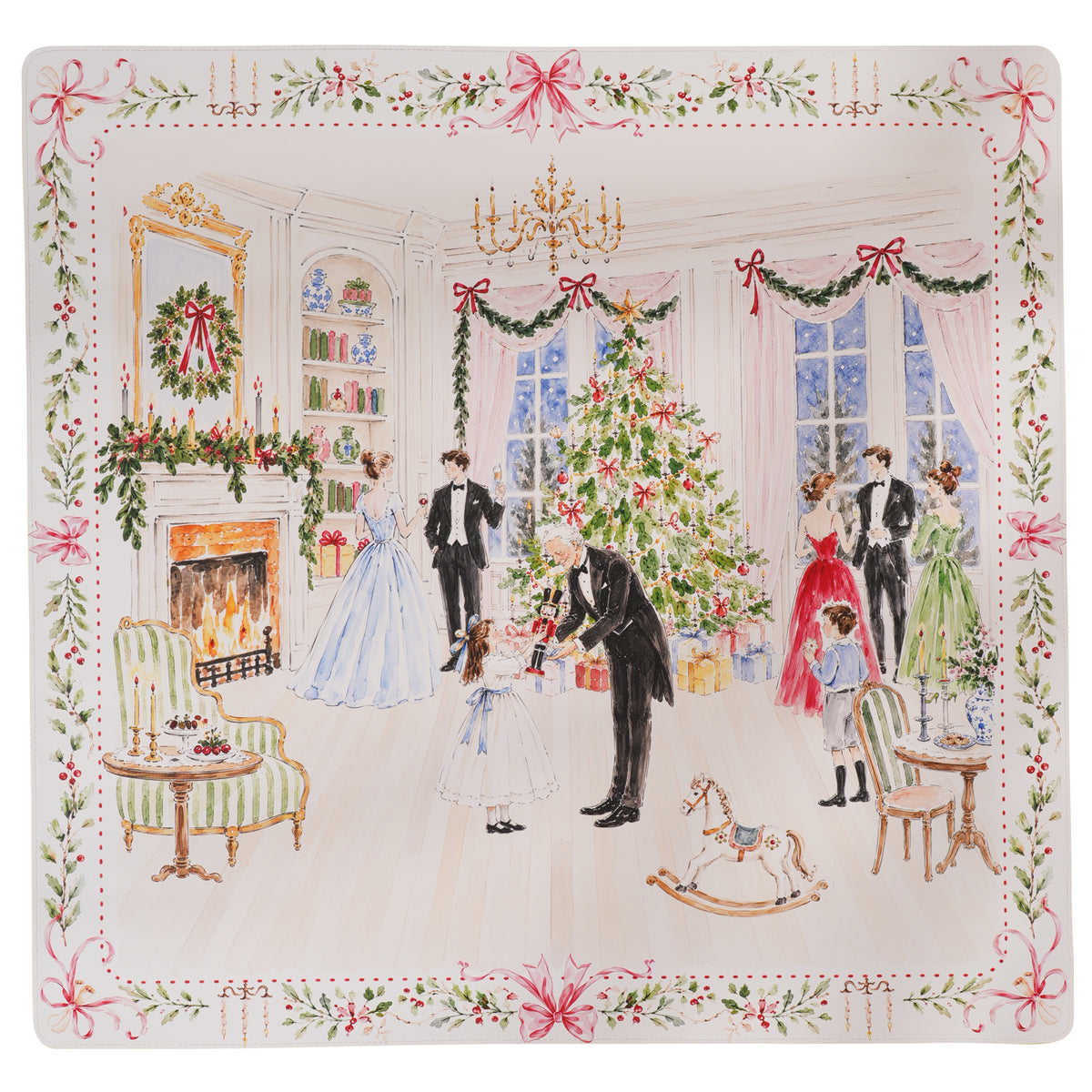 Meet Me at the Nutcracker Double-Sided Leatherette Mat