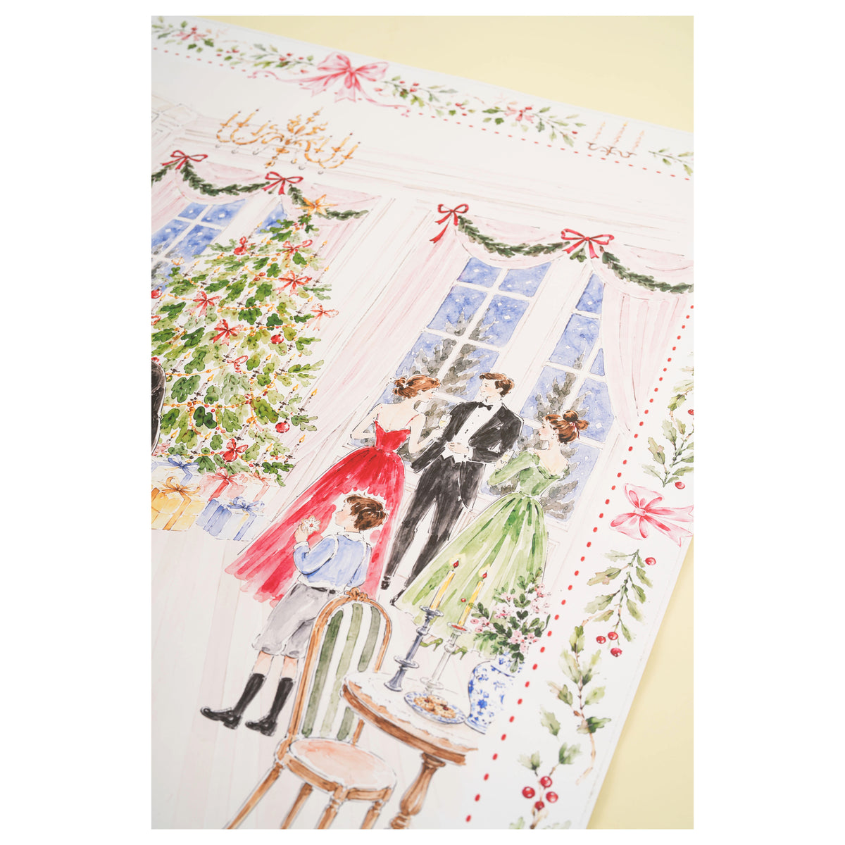 Meet Me at the Nutcracker Double-Sided Leatherette Mat