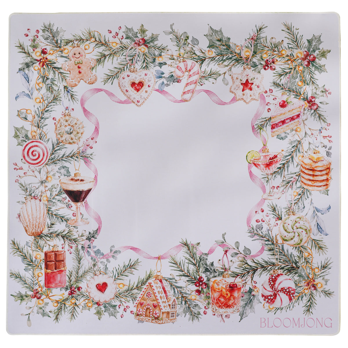 Mahj the Halls Double-Sided Neoprene Mat