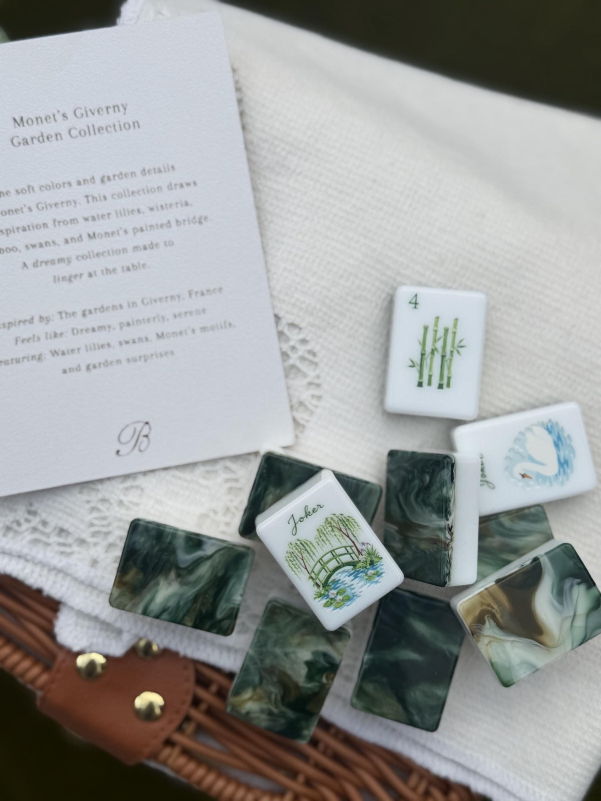 American Mahjong Set, A Morning in Giverny