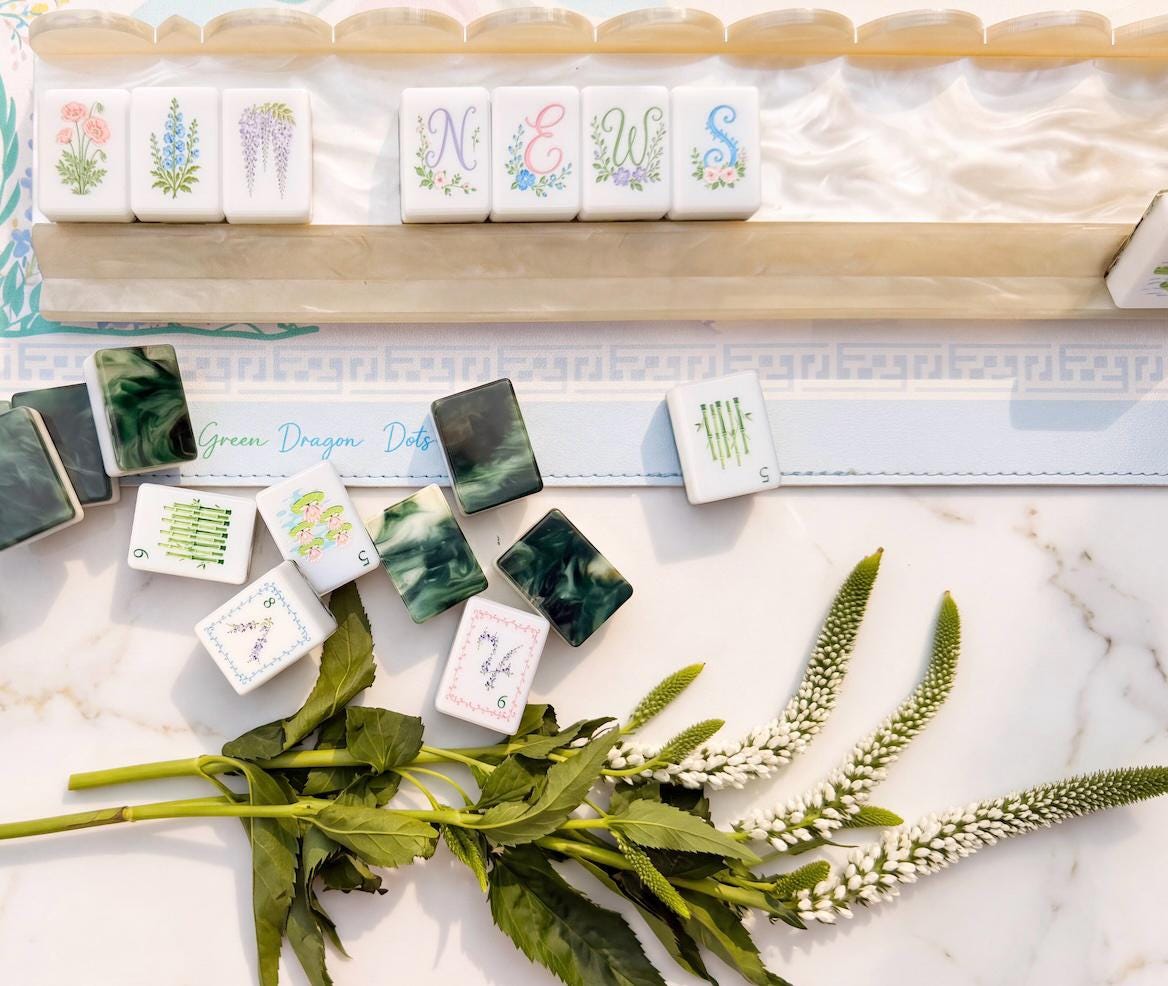 American Mahjong Set, A Morning in Giverny